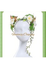 Identity V Gardener Eternal Summer Shall Not Fade Green Formal Dress Cosplay Costume
